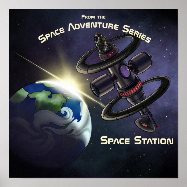 Space Station Poster (Front)