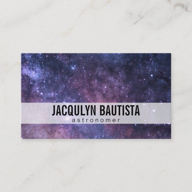 Space | Stellar Business Card (Front)