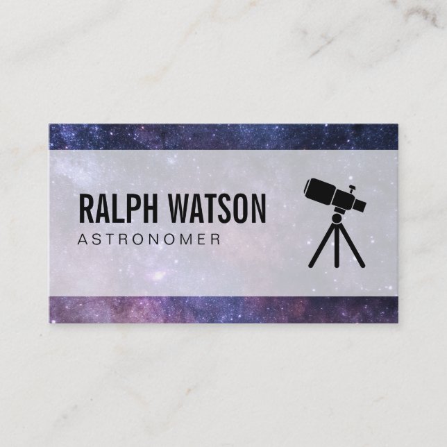 Space | Stellar (telescope) Business Card (Front)