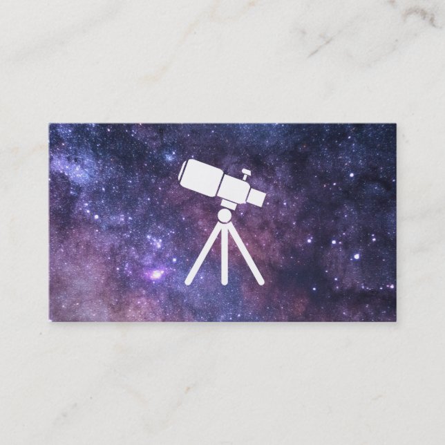 Space | Stellar (telescope III) Business Card (Front)