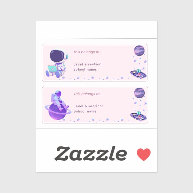 space sticker (Sheet)