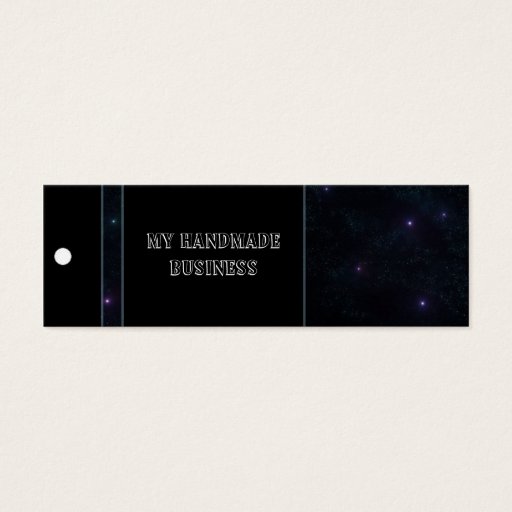 Customizable Space Tag Business Card Templates
