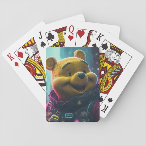 Space Teddy Playing Cards