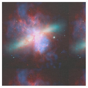 Space Telescopes Showing Stunning View Starburst Fabric