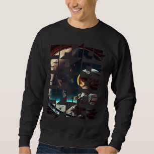 Space Text Solar System Galactic Astro Space Enthu Sweatshirt