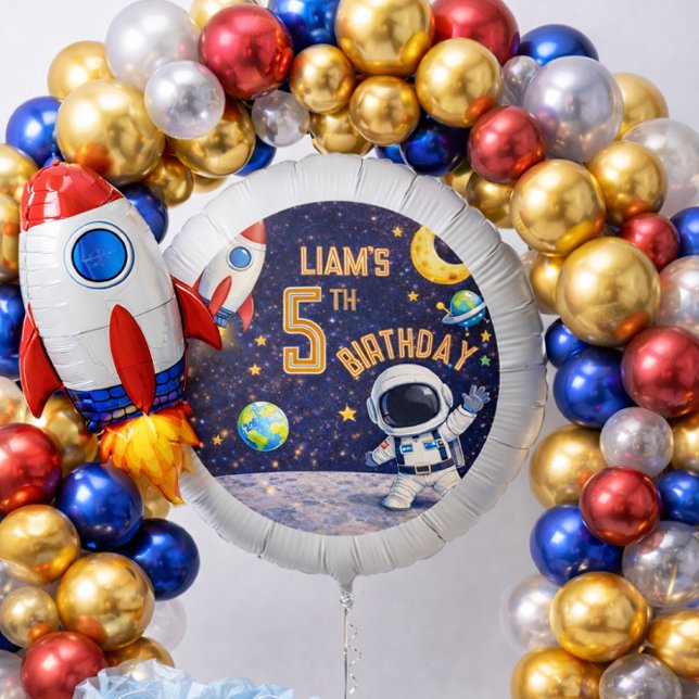 Space theme Outer space Rocket Ship Balloon (Creator Uploaded)