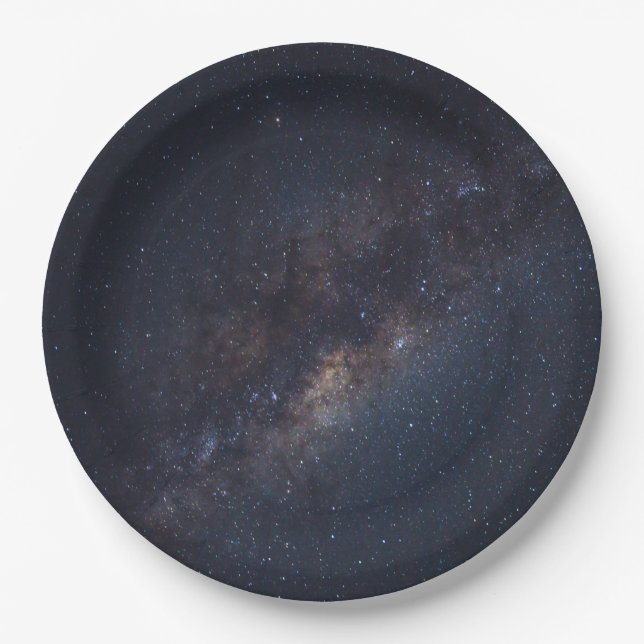 Space Theme  Paper Plates (Front)