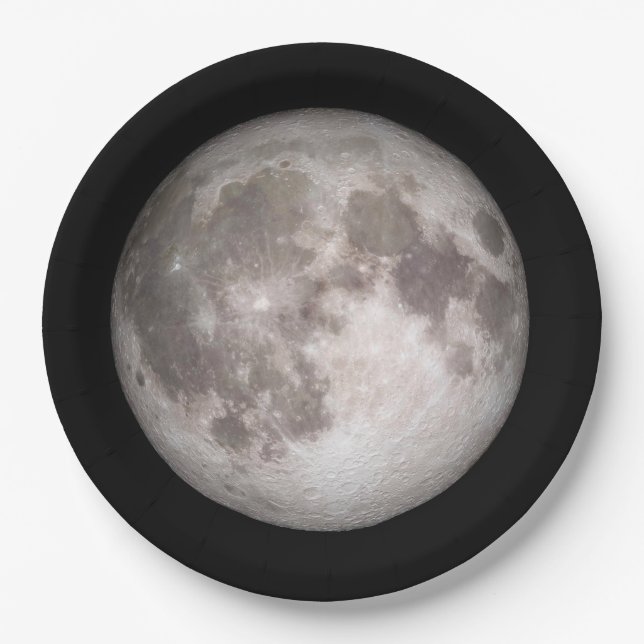 Space Theme  Paper Plates (Front)