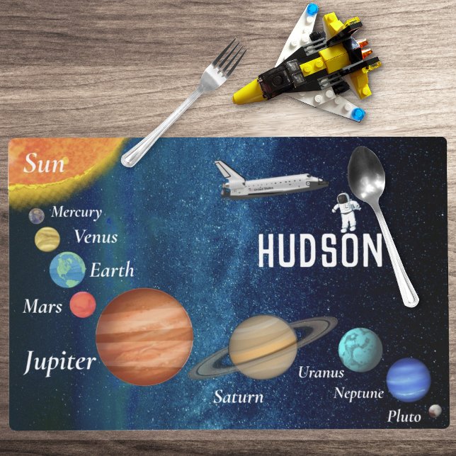 Space Theme Solar System Planets Boys or Girls Placemat (Creator Uploaded)
