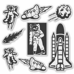 Space Themed Sticker