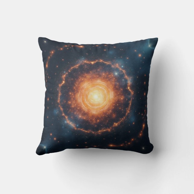 space  throw pillow (Back)