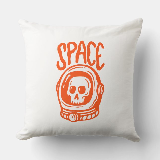 Space Throw Pillow (Front)