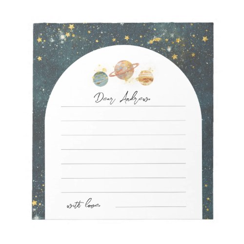 Space Time Capsule Notepad