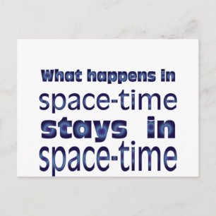 Space-time Postcard