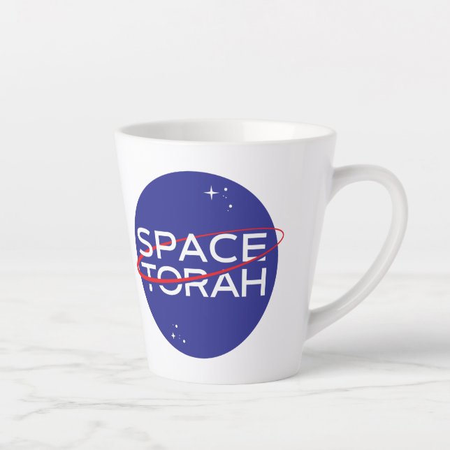 Space Torah - Latte Mug (Right)