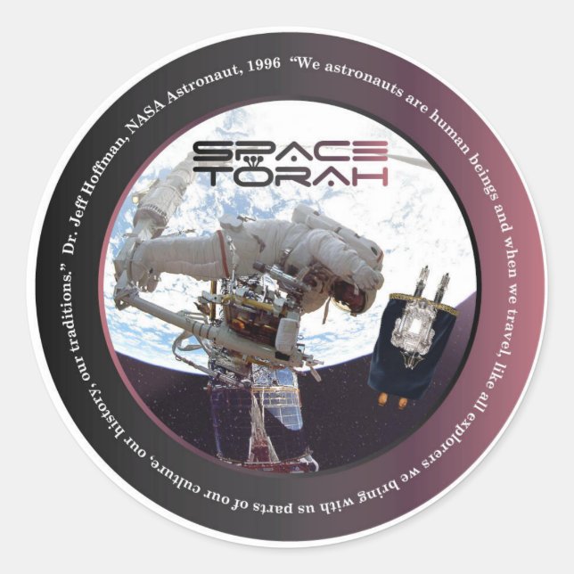 Space Torah Stickers (Front)