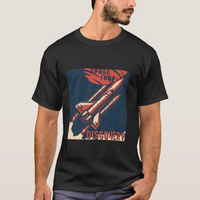 Space Tour Discovery T-Shirt (Front)