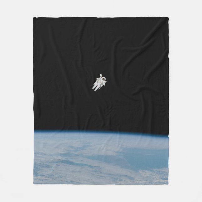 Space Travel Fleece Blanket (Front)