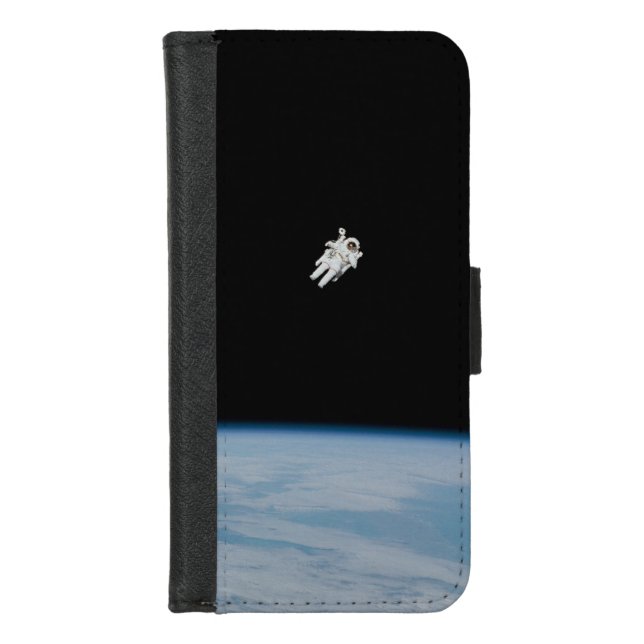 Space Travel iPhone Wallet Case (Front)