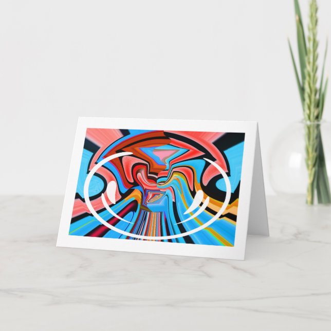 Space travel portal holiday card (Front)