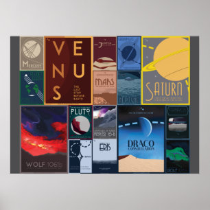 Space Travel Posters Collection