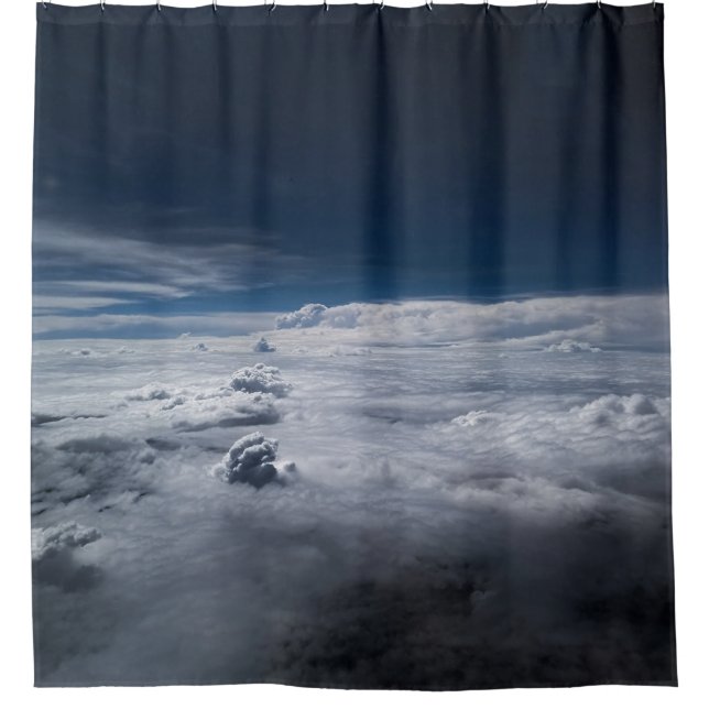 Space Travel Shower Curtain (Front)