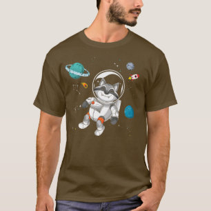 Space Travel Trash Panda Animal Universe Raccoon A T-Shirt