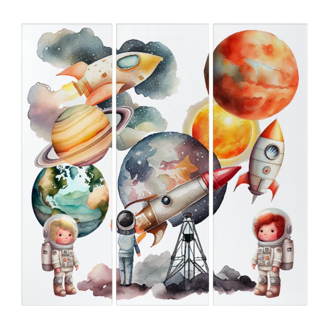 Space Travel Triptych (Front)