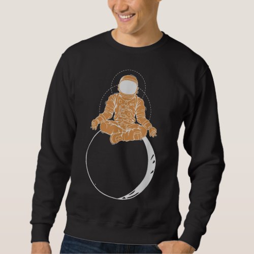 Space Travel Yoga Cosmonaut Astronomy Science Astr Sweatshirt