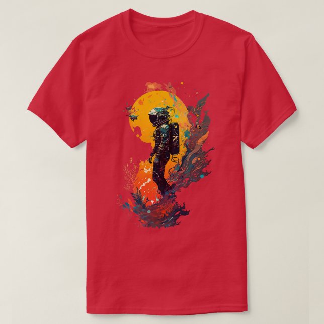 Space Traveler T-Shirt (Design Front)