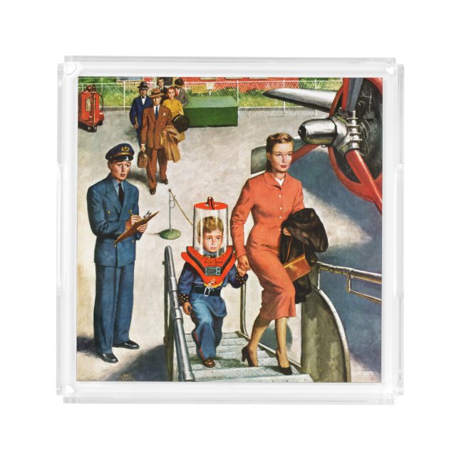 Space Traveller Acrylic Tray (Front)