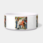Space Traveller Bowl<br><div class="desc">Artist: Amos Sewell | Boy in space helmet boards airplane with mother</div>