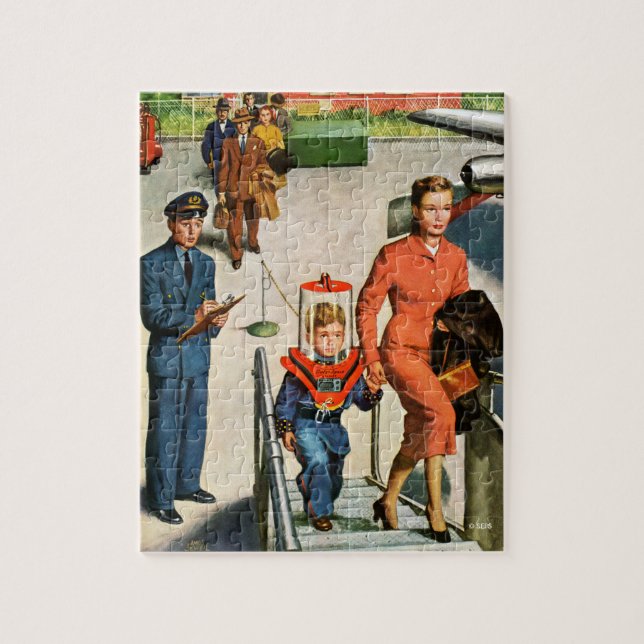 Space Traveller Jigsaw Puzzle (Vertical)