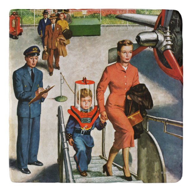 Space Traveller Trivet (Front)