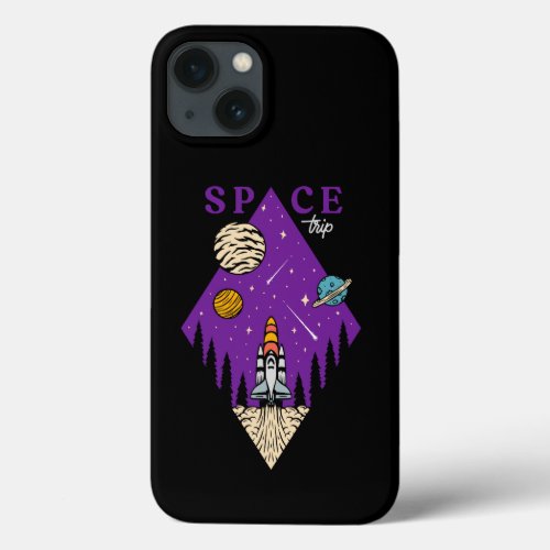 Space Trip iPhone 13 Case