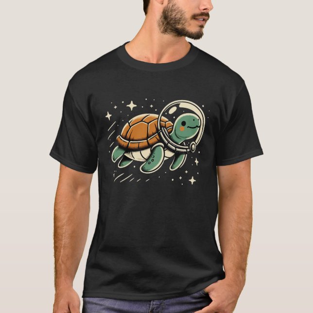 Space Turtle T-Shirt (Front)