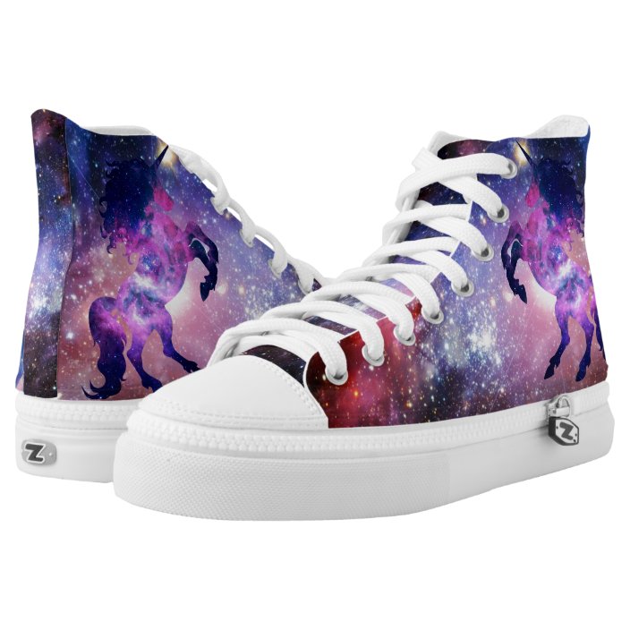 unicorn high top sneakers