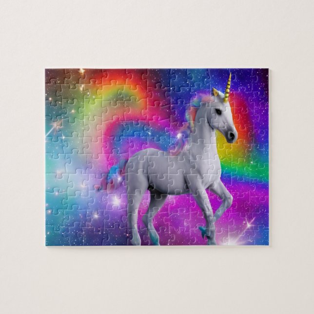 Space Unicorn Jigsaw Puzzle (Horizontal)
