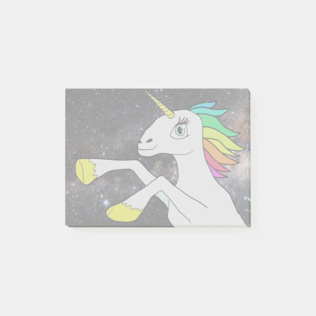 Space Unicorn! Notes... Post-it Notes (Front)