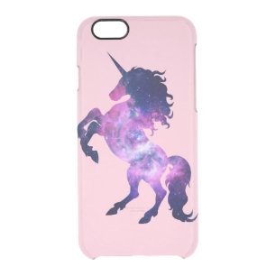 Space unicorn clear iPhone 6/6S case
