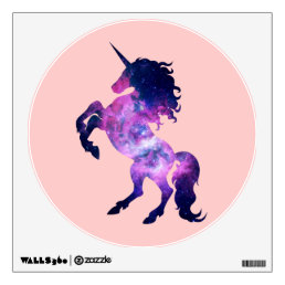 Space unicorn wall sticker