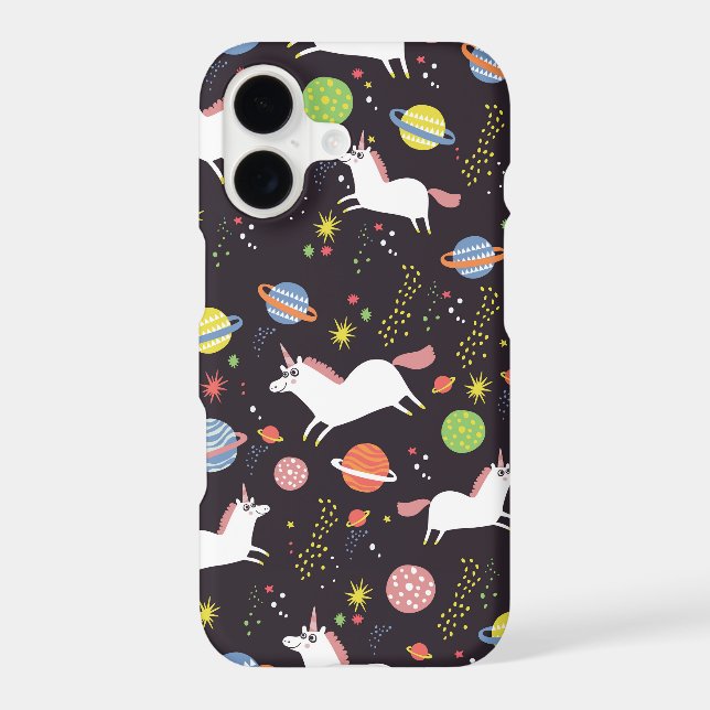 space unicorns iphone case (Back)