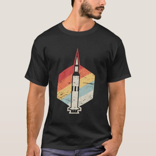 Space United States History Rocket Ship T_Shirt