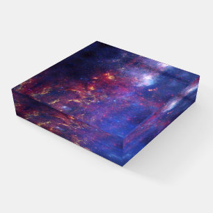 Space Universe Galaxy Bright Nebula Cosmos  Paperw Paperweight