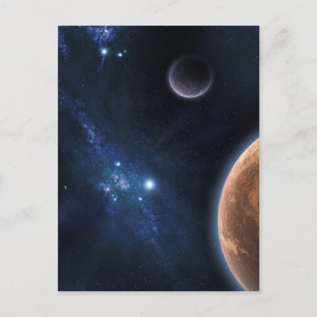 Space Universe Postcard (Front)