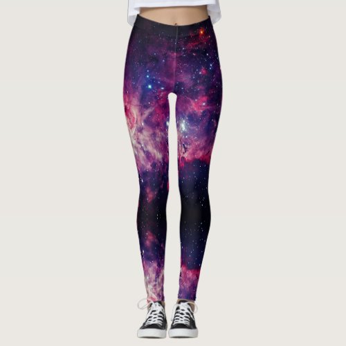 Space Universe _ Power Yoga Leggings