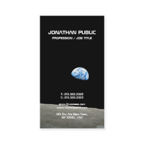 Space Universe Science Physics Elegant Design Business Card
