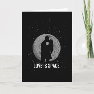 SPACE VALENTINES DAY Gift Partnerlook for Matching Card