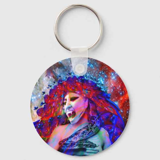 Space Vampire Keychain (Front)