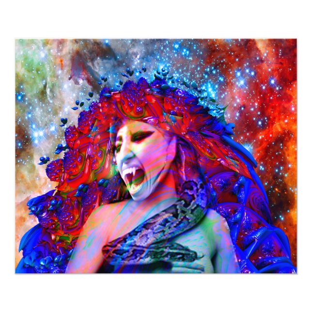 Space Vampire Photo Print (Front)